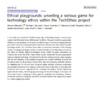 Ethical playgrounds: unveiling a serious game for technology ethics within the TechEthos project